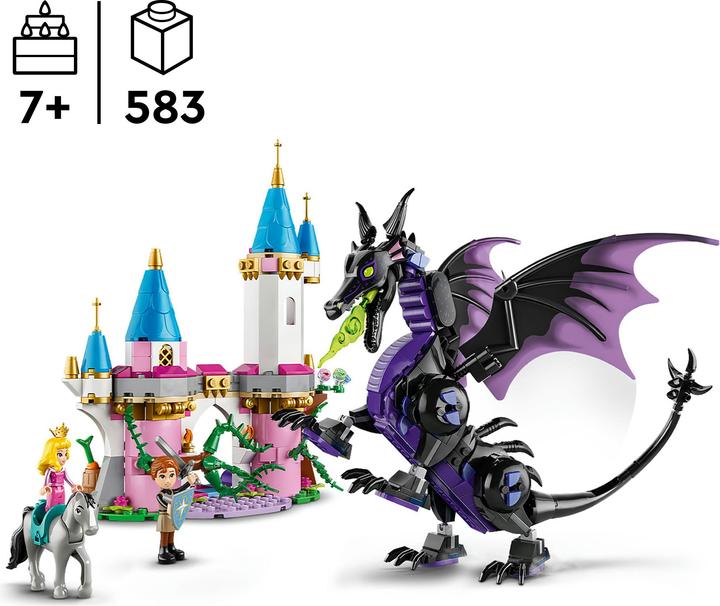 Produktbild LEGO Malefiz als Drache (43240, LEGO Disney)