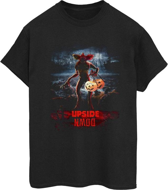 Netflix Stranger Things Pumpkin Upside Down TShirt (5XL)