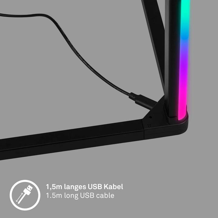 Produktbild Briloner RGB IC LED Stehleuchte, schwarz, 81xRGB-LED