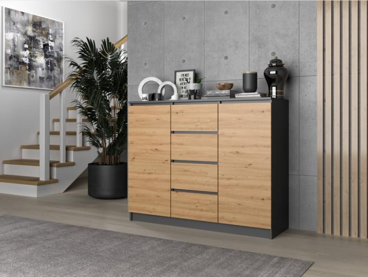 Image du produit Topeshop Commode 2D4S (120 x 40 x 97 cm)