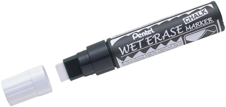 Immagine prodotto Pentel Marcatore Deco "Wet Erase" SMW56, punta a cuneo, bianco (Bianco, 10.50 mm, 1 x)