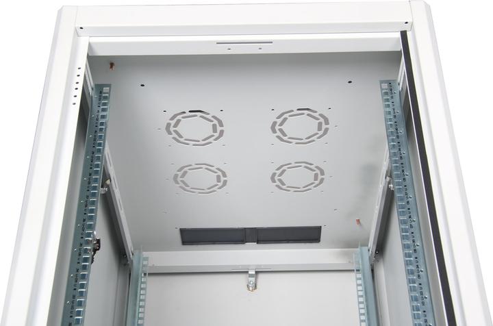 Produktbild Assmann DIGITUS 22HE 19zoll freistehender Netzwerkschrank 1125x600x600 mm Farbe Grau RAL 7035 (22 HE, 19 Zoll Rack)
