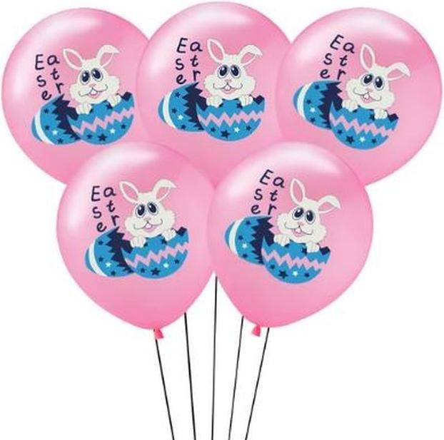 Actual product image MU Style Hopel Series Easter balloon set (5 pieces)
