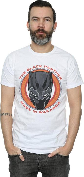 Immagine prodotto Maglietta Uomo Black Panther Made in Wakanda Rosso (3XL)