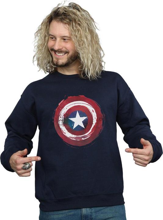 Produktbild Captain America Splatter Shield Sweatshirt (S)
