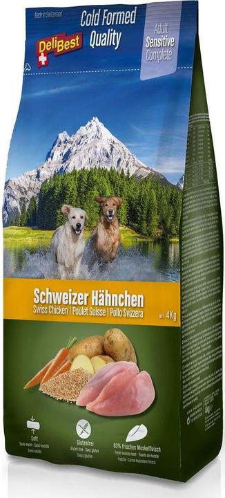 Produktbild DeliBest Dog Adult Premium Complete Sensitive Schweizer Hähnchen (Adult, 1 Stk., 4000 g)