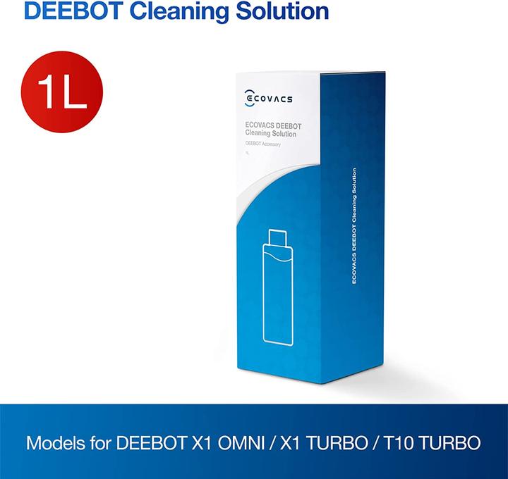 Produktbild Ecovacs DEEBOT X1/T10 Familie Reinigungslösung 1 L - D-SO01-0019