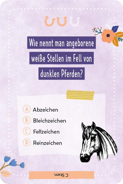 Actual product image Card game: The horsy quiz from the popular social media stars Lia and Lea - # pon (German)