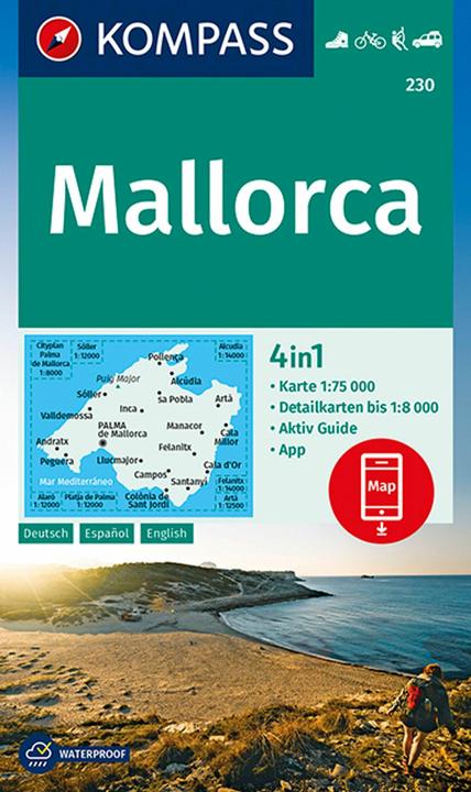 Actual product image Compass Map Mallorca