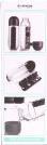 Actual product image Benson Care Drinking bottle with pill box 600 ml mix