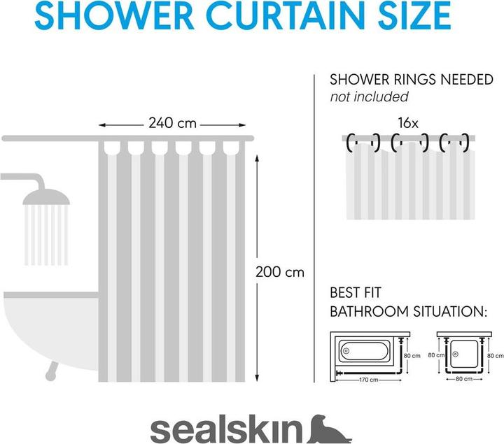 Actual product image Sealskin Cosima (240 x 200 cm)