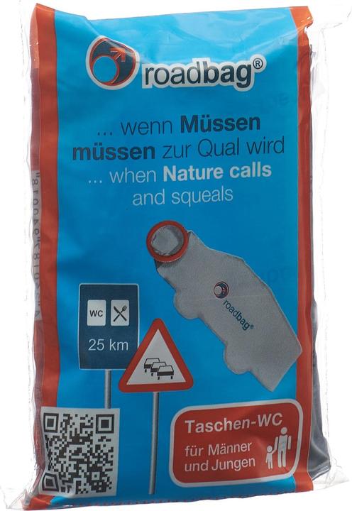 Produktbild Roadbag Taschen-WC für Männer für Einmalgebrauch 46 g leicht (Hygieneprodukt)