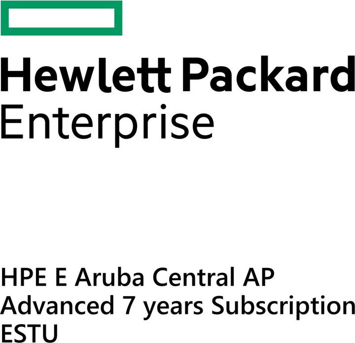 HPE E Aruba Central AP, Advanced, 7 years, Subscription, E-STU (1 Geräte)
