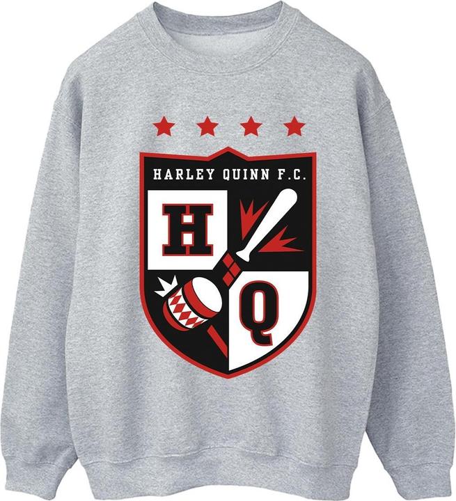 Actual product image Justice League Womens/Ladies Harley Quinn FC Pocket Sweatshirt (XXL)