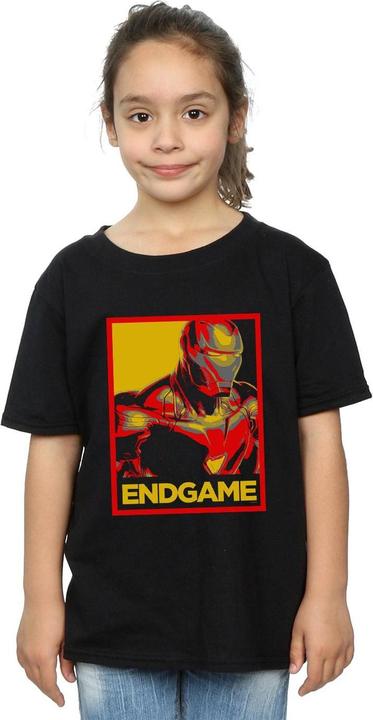 Immagine prodotto T-shirt in cotone per bambine Avengers Endgame Iron Man Poster (116)