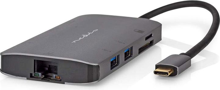 Nedis USB Multi-Port-Adapter | USB 3.2 Gen 1 | USB-C™ Stecker | HDMI™ Ausgang / Micro SD / RJ45 Buch (USB-C, 7 Ports)