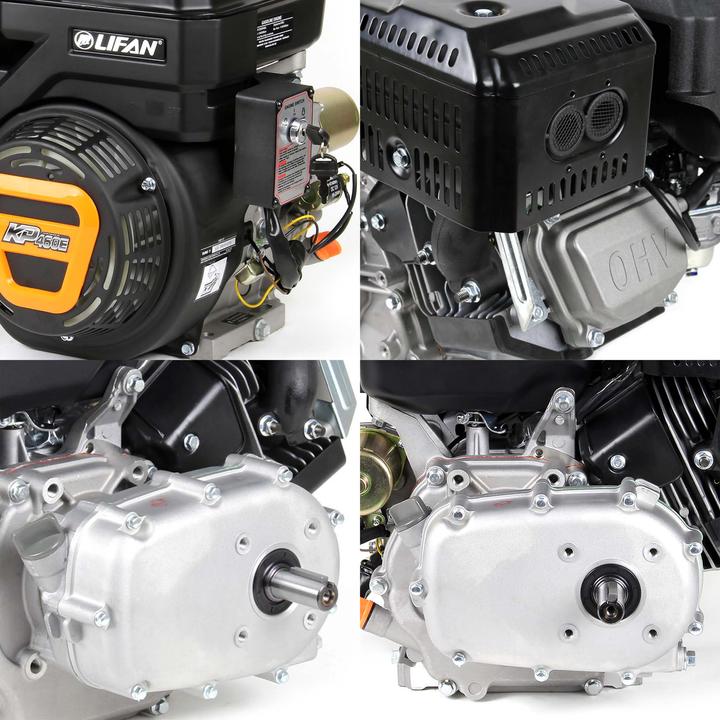 Produktbild Wiltec LIFAN KP460-RE 22mm E-Start Benzinmotor Einzylinder 16,3PS Motor Rüttelplatte