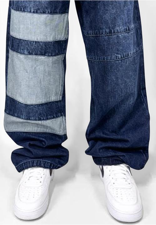 Actual product image Dada Supreme Patchwork baggy jeans - 179931 (32)