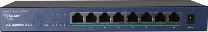 Image du produit Allnet Commutateur non géré 8 ports 2.5GBit - 8x LAN - sans ventilateur - "ALL-SG8008-2.5G (8 Ports)