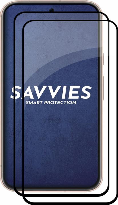 Actual product image Savvies Full-screen armoured glass screen protector (2 Piece, Google Pixel 8a)