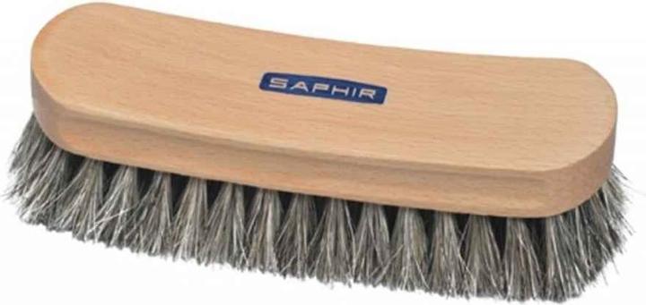 Saphir Beaute du Cuir Natural-Rosshaarbürste