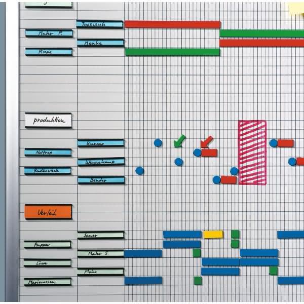 Actual product image Legamaster Magnetic whiteboard year planner 75 x 150 cm (75 x 150 cm)