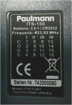 Image du produit intertechno Its-150 (Télécommande spécifique à l'appareil)