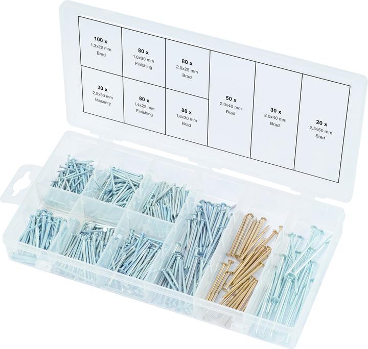 Image du produit KS Tools Assortiment de clous,550 pcs. (0.23 m)