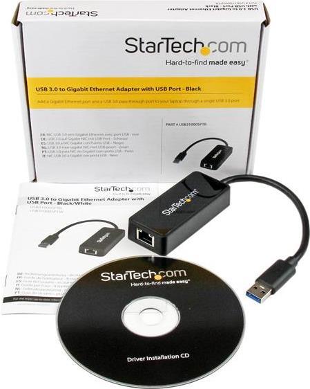 Image du produit StarTech Adaptateur USB vers Ethernet (USB 3.0, RJ45 (1x))