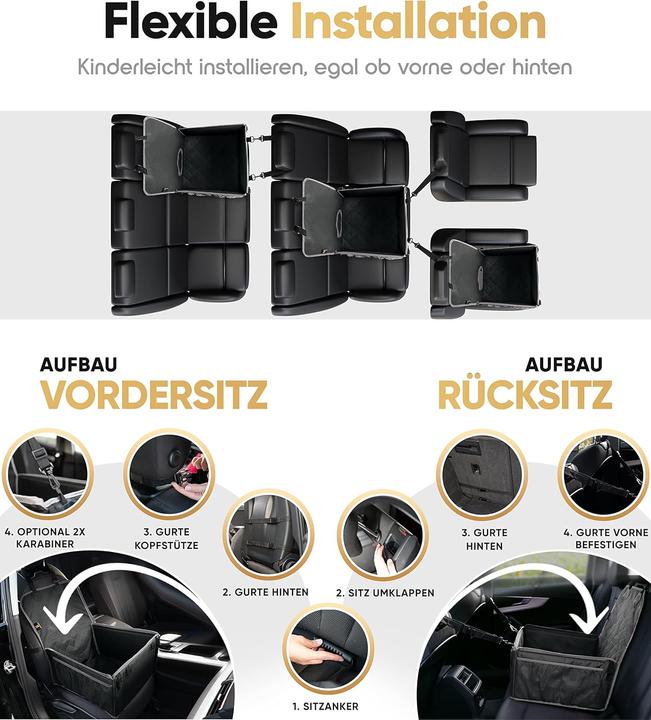 Image du produit Heldenwerk Wasserdichter Hundeautositz (Chien, Lavable, Pliable, Lavable en machine)
