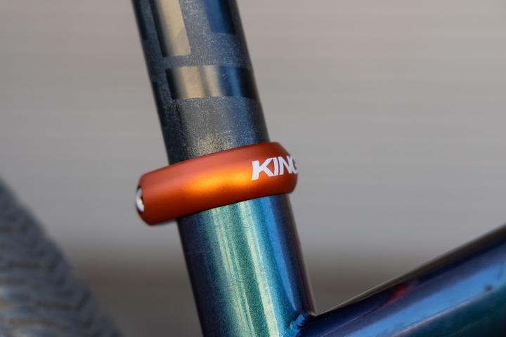 Actual product image Chris King Seatpost Collar, 36.4mm, matte mango