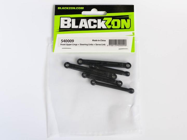 Immagine prodotto Blackzon Collegamenti superiori anteriori + collegamenti dello sterzo + collegamento del servo