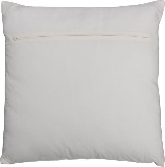 Produktbild J-Line Kissen Melissa Baumwolle Schwarz/Weiss (47 x 47 cm)