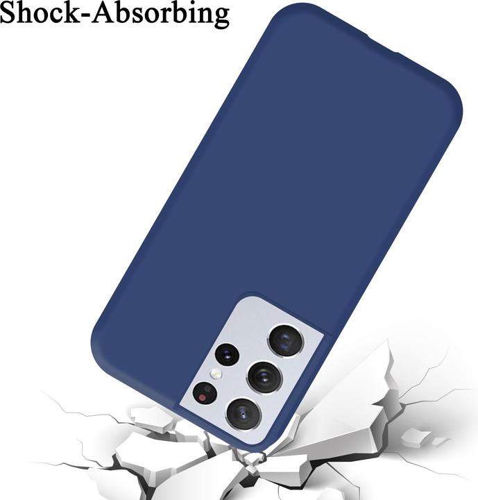 Actual product image Cadorabo TPU Liquid Silicone Case Cover (Samsung Galaxy S21 Ultra)