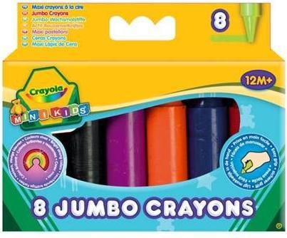 Crayola Crayons de cire Jumbo (Multicolore, 8 x)