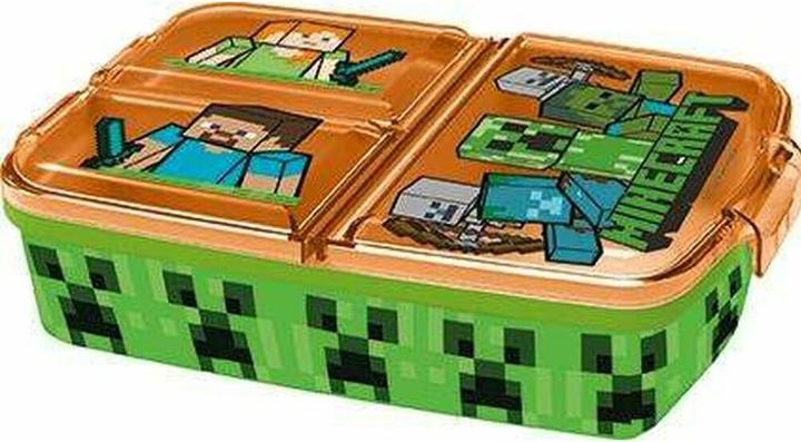 Produktbild Stor Minecraft Alex & Steve - Lunchbox mit Fächern