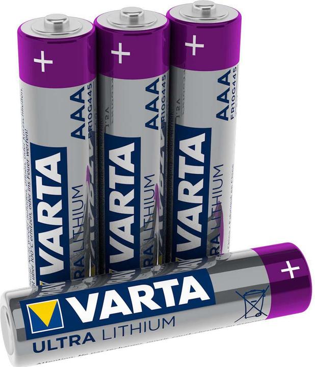 Image du produit Varta ULTRA Lithium (4 pcs, AAA, 1100 mAh)