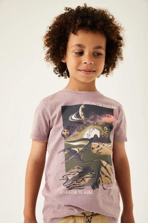 Image du produit Garcia T-shirt explore the Universe marsala (98)
