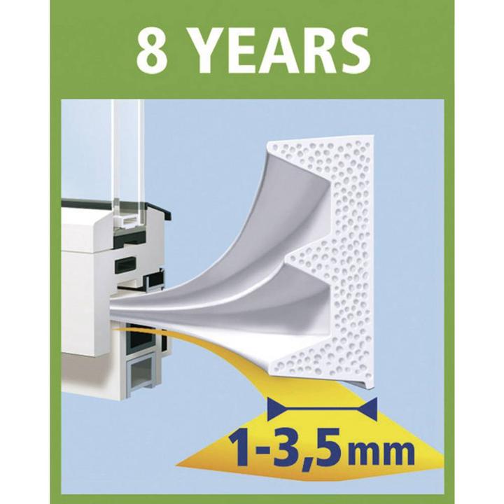 Actual product image tesa tesamoll CLASSIC E-profile window seal, rubber seal for insulation