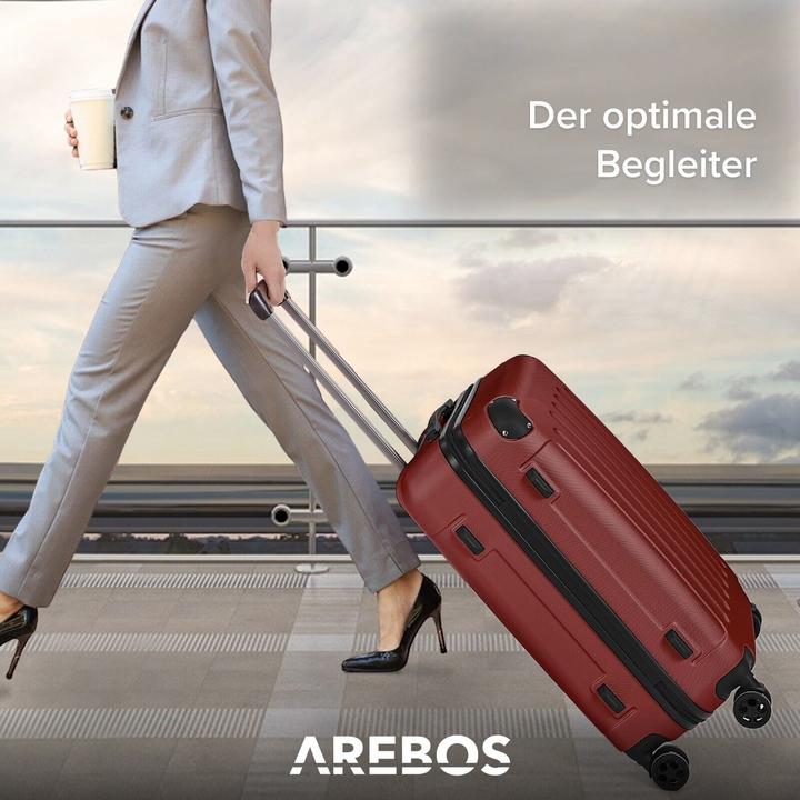 Produktbild Arebos Reisekoffer (94 l, Handgepäck (bis 50l), M (50 - 90l), L (90 - 115l), XL (ab 115l))