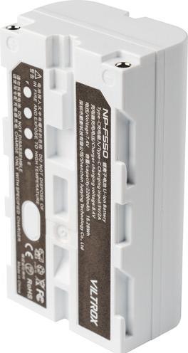 Actual product image Viltrox NP F550 Battery 2200mah with USB C Charging Port (Rechargeable battery)