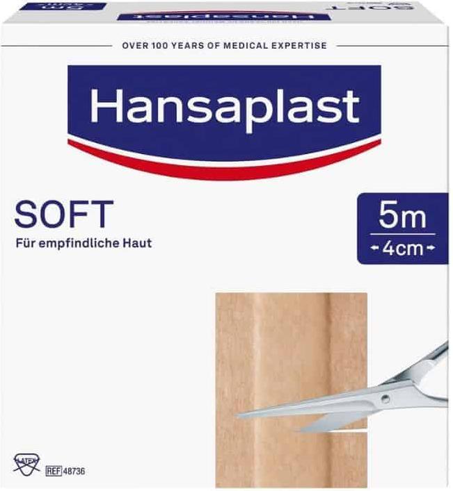 Immagine prodotto BSN Hansaplast® Medicazioni morbide per ferite 5 m x 8 cm (1 x)
