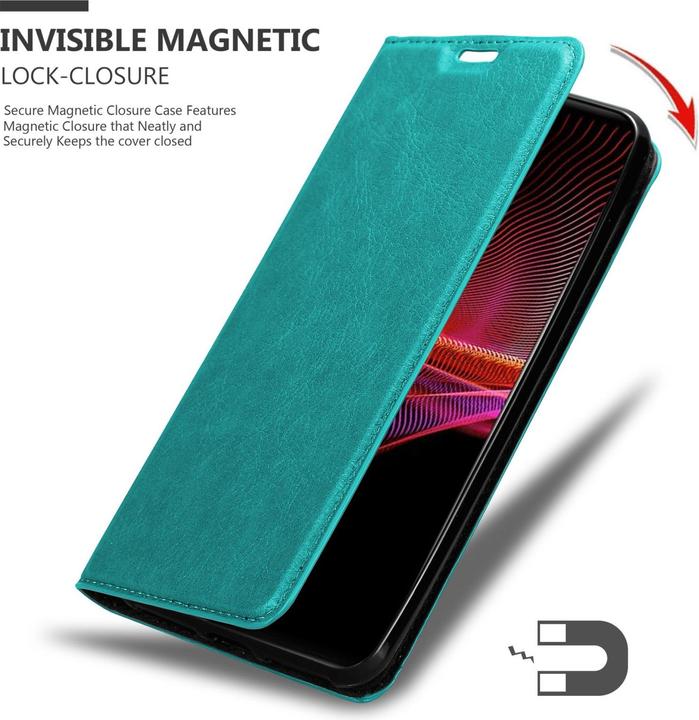 Immagine prodotto Cadorabo Libro Invis. Coperchio magnetico (Sony Xperia 1 III)