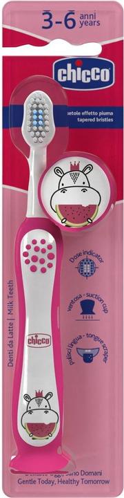 Actual product image Chicco Toothbrush, HIPPO - 3 - 6Y (Soft, 1 x)