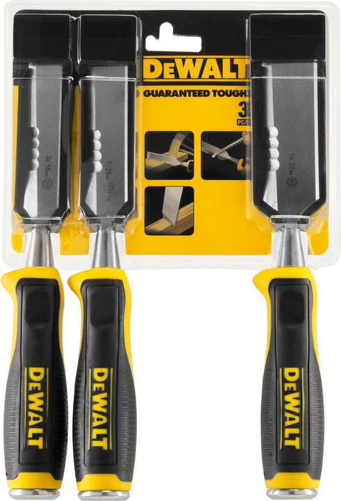 Image du produit DeWalt Jeu de ciseaux à bois 3 pièces (18 mm)