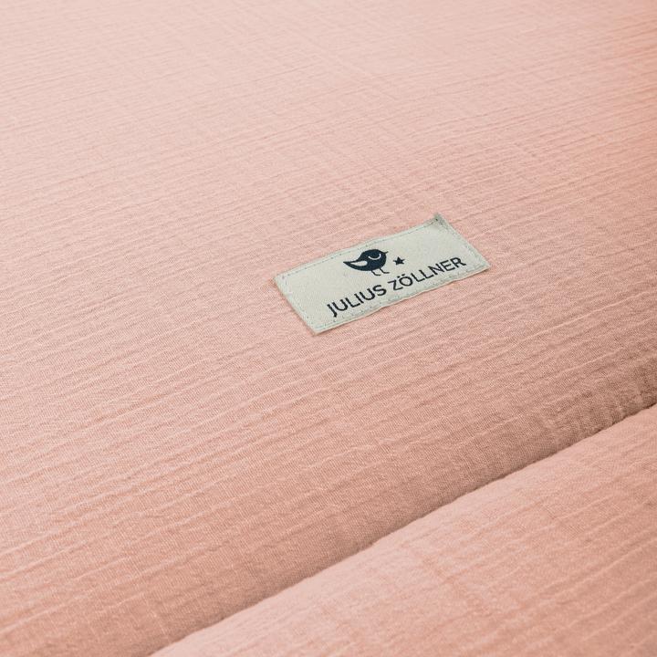 Actual product image Julius Zöllner Crawling blanket muslin, Dusty Rose