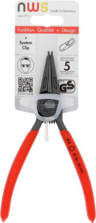 Actual product image NWS Circlip pliers (175 mm)