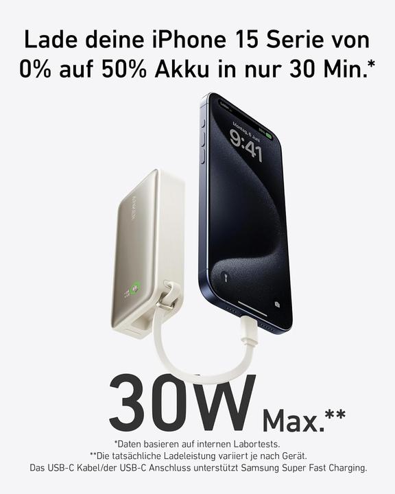 Image du produit Anker Nano Power Bank (10000 mAh, 30 W, 30 Wh)