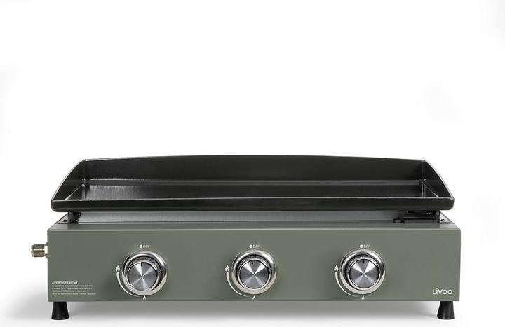 Actual product image Livoo 3 burners gas plancha (7.50 kW)