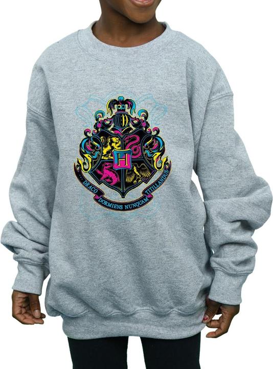 Produktbild Neon Hogwarts Crest Sweatshirt Mädchen (152, 158)